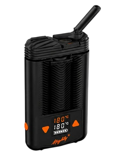 STORZ & BICKEL MIGHTY+ portable vaporizer angled view