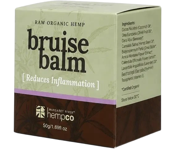 Margaret River Hemp Co. Bruise Balm 50g angled product view